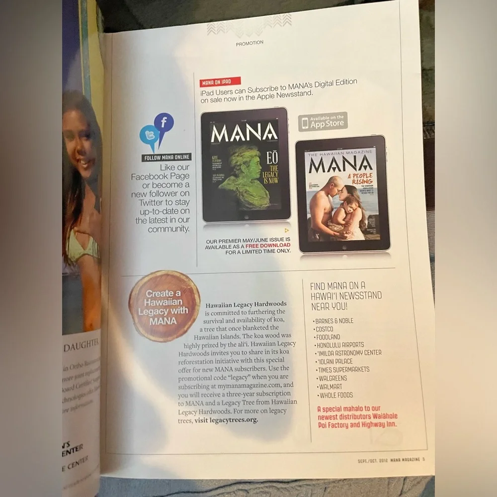 MANA The Hawaiian Magazine September/October 2012 issue Historic Series